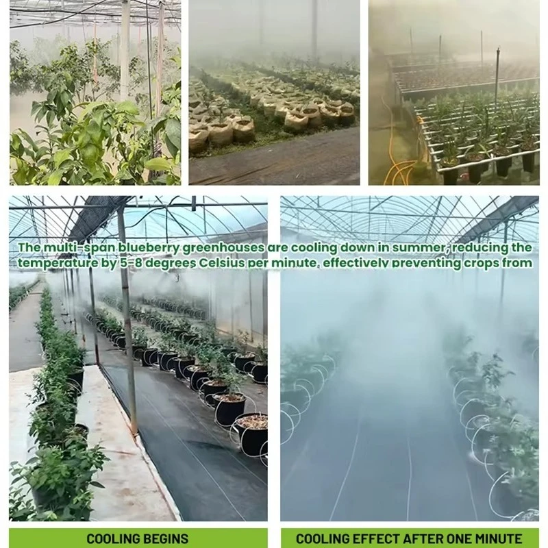 Crop Greenhouse Humidification Sterilization Knapsack Style Fogger Machine Agricultural Pesticide Sprayer Mist Sprayer