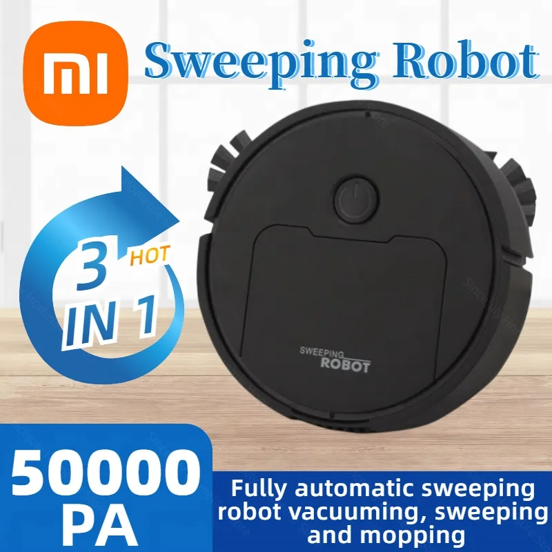 Xiaomi Smart Sweeping Robot Vacuum Cleaner Fully Automatic 3-in-1 Suction, Sweep and Mop Smart Sweeper 5000 Pa Strong Suction