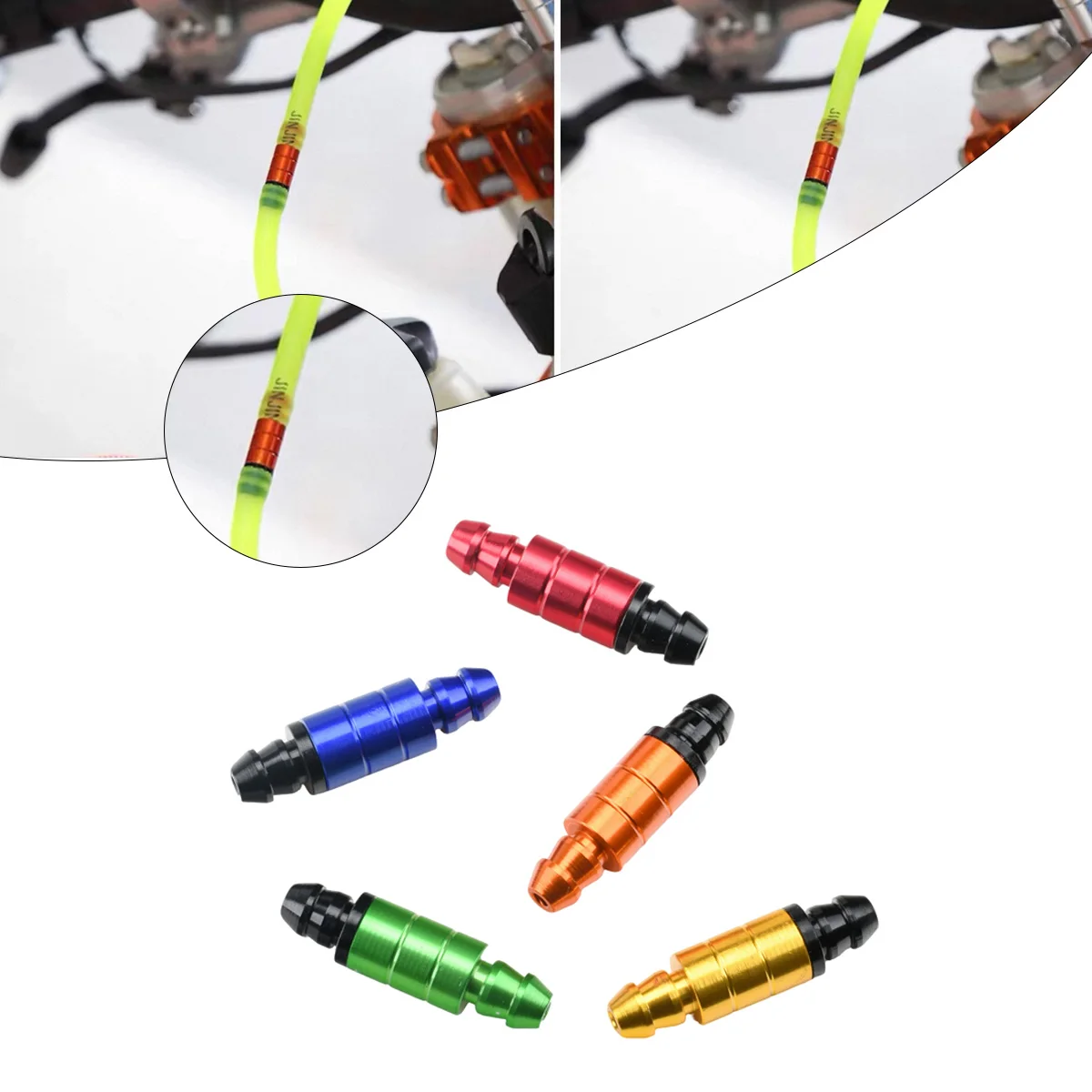 CNC One Way Check Valve Clutch Brake Bleeder Fuel Non Return ValveFor KTM SX SXF XC XCF EXC EXCF 125-530 For Honda Yamaha Suzuki