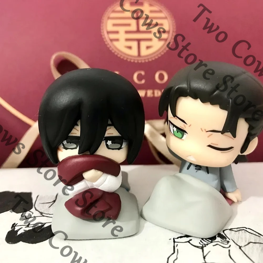 進撃の巨人-ジャン・カースタイン-アルミン・アルレルト-エレン・イェーガー-リヴァイ・アッカーマン-カプセル玩具-漫画-アンビタス-記念品-コレクション