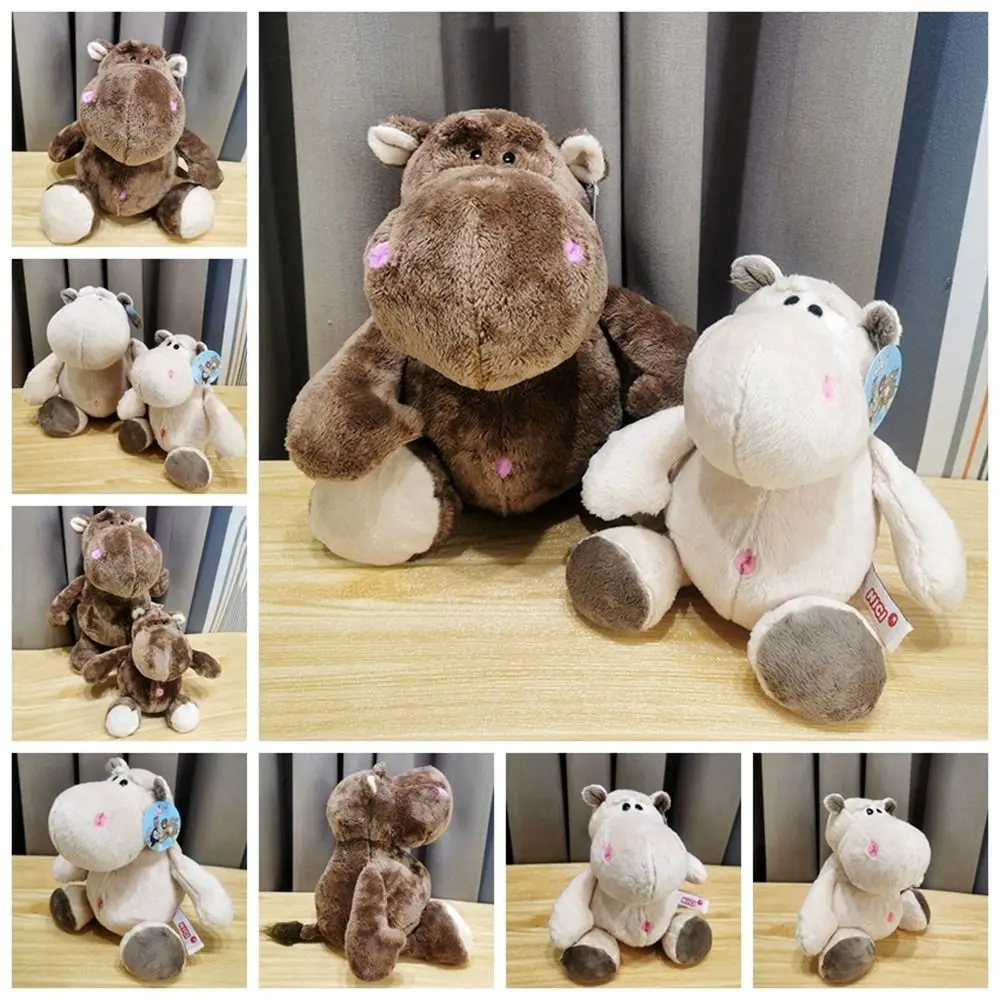 Stuffed Animals Hippo Stuffed Toy Forest Animal Plush Doll Hippopotamus Plush Toys 25/35cm Couple Toy Boys and Girls