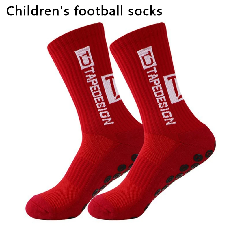 Kids Anti-Slip Football Socks - 1 Pair Breathable Athletic Grip Socks for Soccer Training & Sports ﻿ view 3