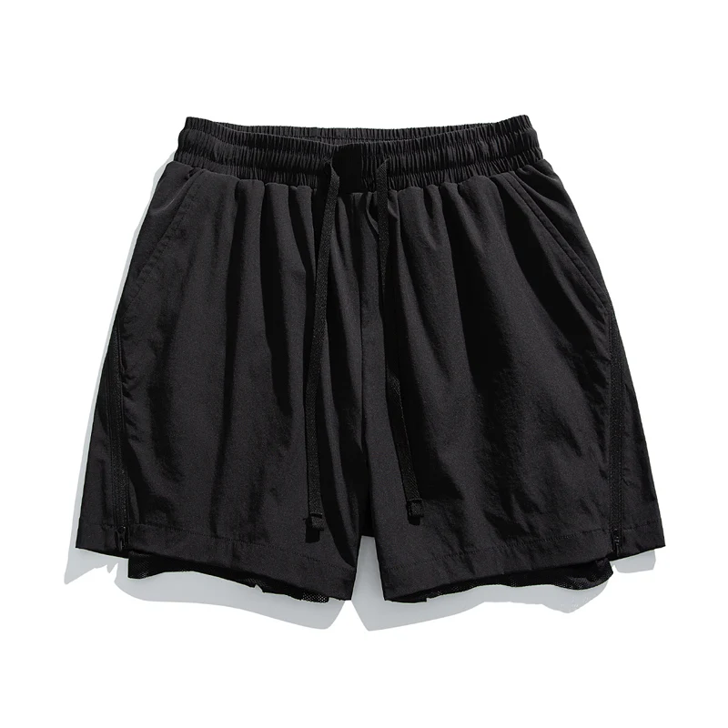 Men's Outdoor Comprehensive Training Sweat Absorbing Quick Drying Three Part Shorts Lightweight Breathable Summer Sports Shorts