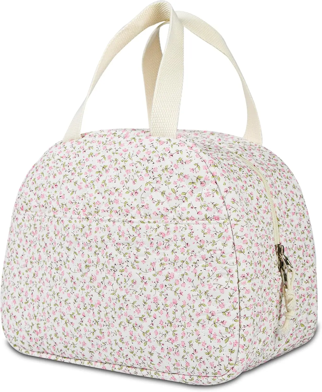 Lunch Bag for Women Insulated Lunch Box Cute Quilted Lunch Tote Bags Reusable Large Capacity Cooler Bag for Travel Work Picnic