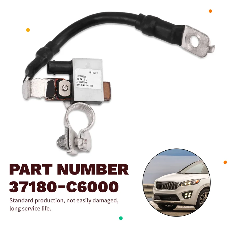 

НОВЫЙ автомобиль для Hyundai Kia Sorento 2015-2018-кабель датчика отрицательного аккумулятора 37180-C6000 37180C6000