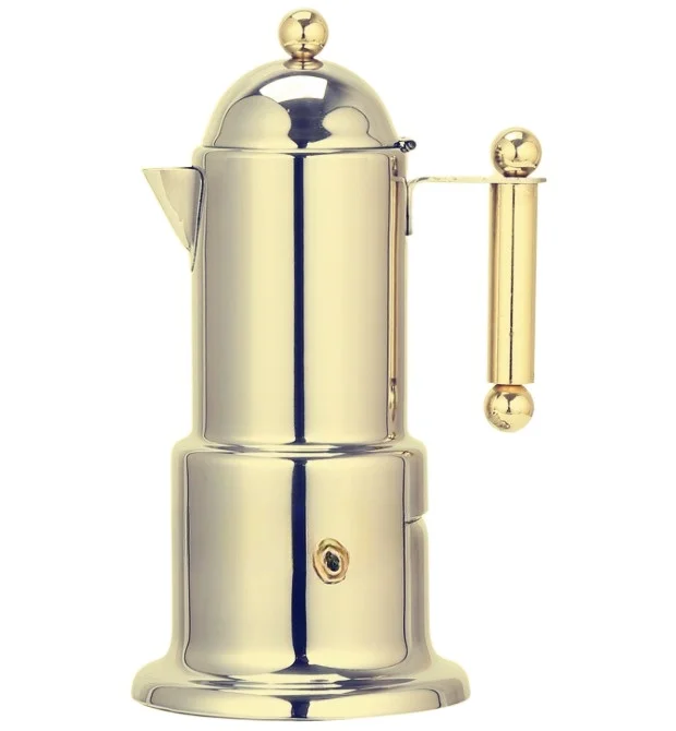 

Italian European style stainless steel espresso coffee pot Household extraction coffee machine Moka pot 200ml for 4 persons