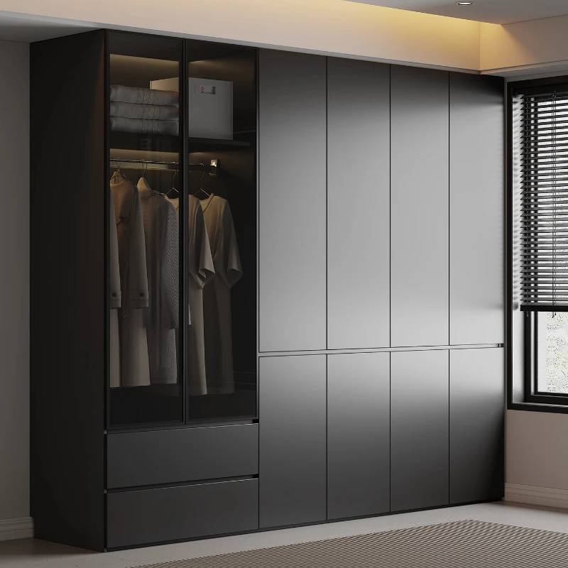 Bedroom Open Wardrobe Wooden Segmentation Home Comforter Cabinet/ Closet Organizers Storage Cabinet Guarda Roupa Furniture