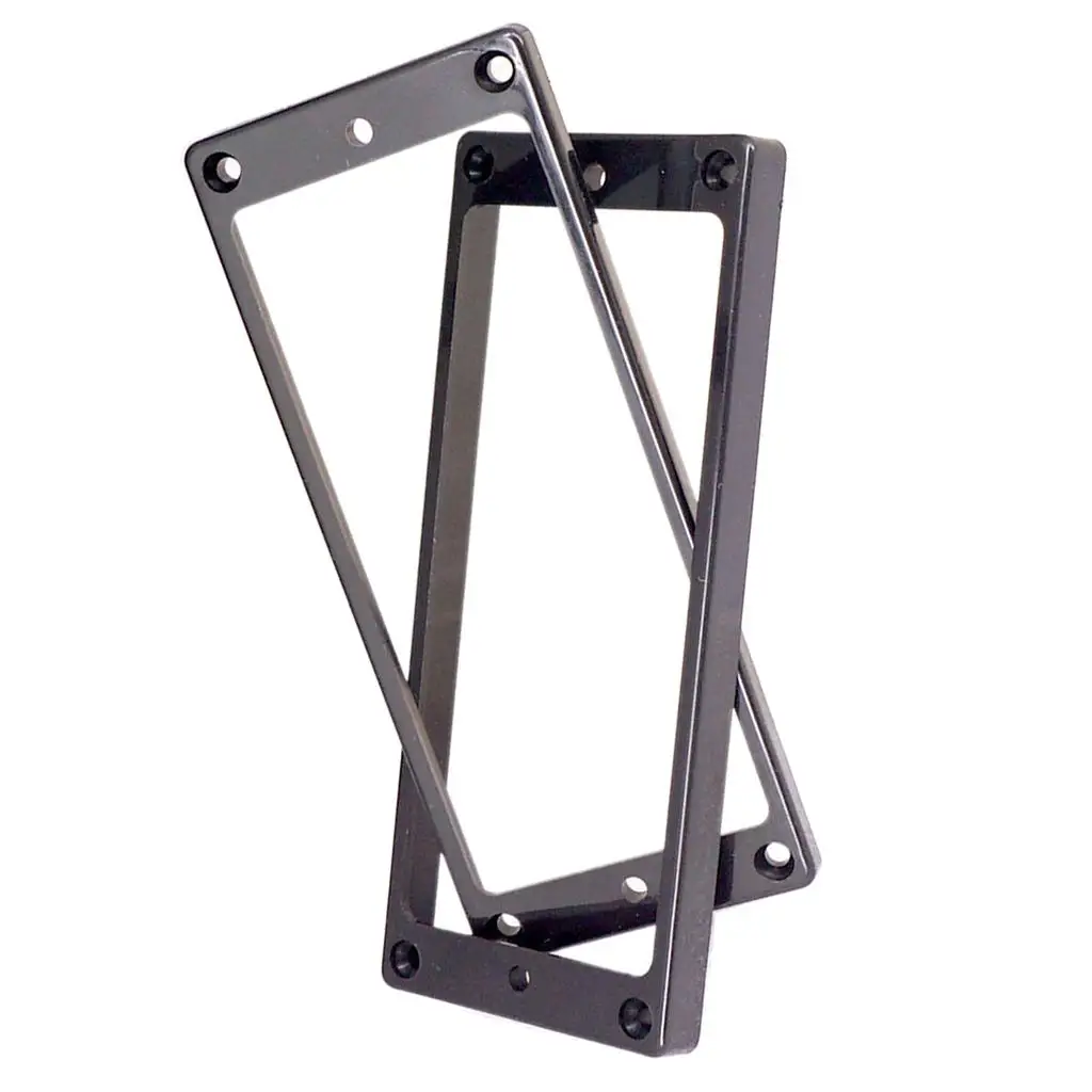 Tooyful 8-String Guitar Parts Plastic Humbucker Pickup Mounting Ring Frame for Replacement