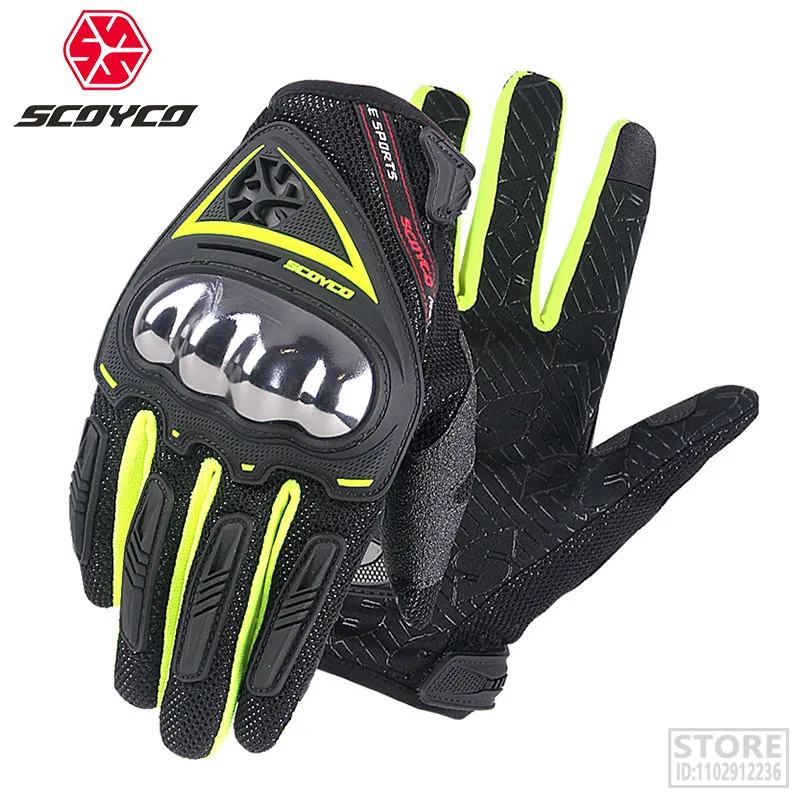 SCOYCO Breathable In Summer Anti-drop Motorcycle Gloves Motocross Cycling Protection Touch Screen   Accessories