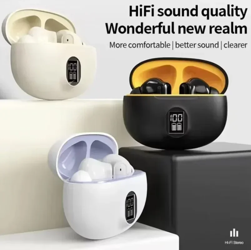 NEW Headset TWS Wireless Headphones Game Bluetooth Headphones with Microphone Noise Reduction High Fidelity Bass Earphones image 2