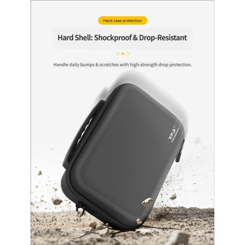 XFJI Hard Case for OPPO Find X9 Ultra Hasselblad Master Kit Shockproof Waterproof EVA Bag with 300mm Lens Compartment Photograph