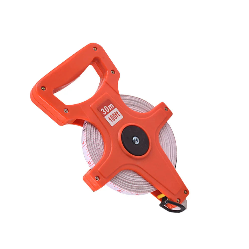 1 Roll Retractable 30M Metric Tape Measure Rugged Shell Building Measurement Tool Engineering Woodworking Open Type