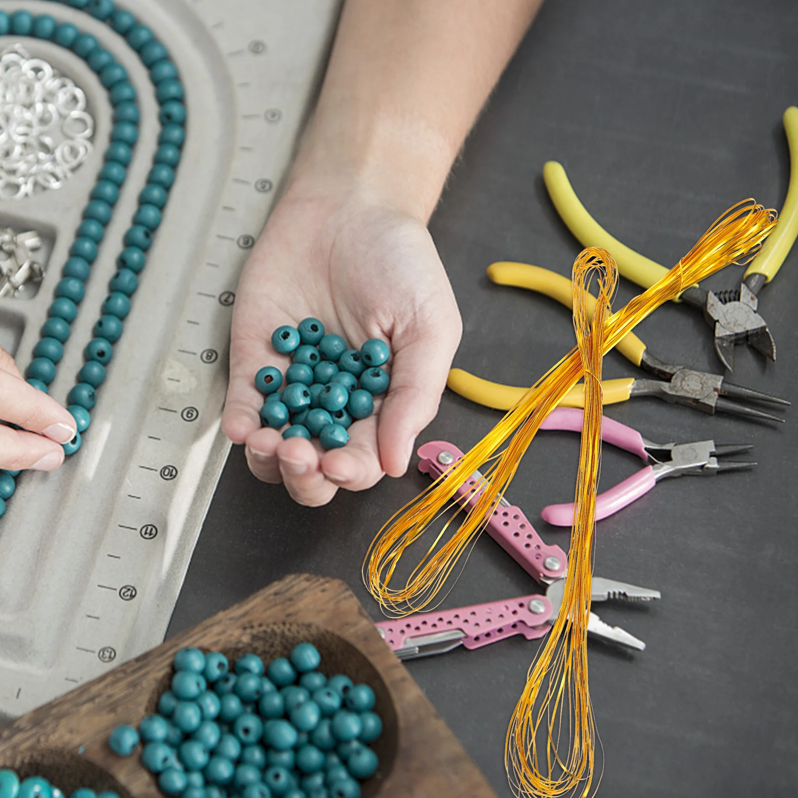 أسلاك نحت الألومنيوم DIY خيوط مرنة متعددة الأغراض لصنع المجوهرات الديكور الحرف ديكور الألومنيوم