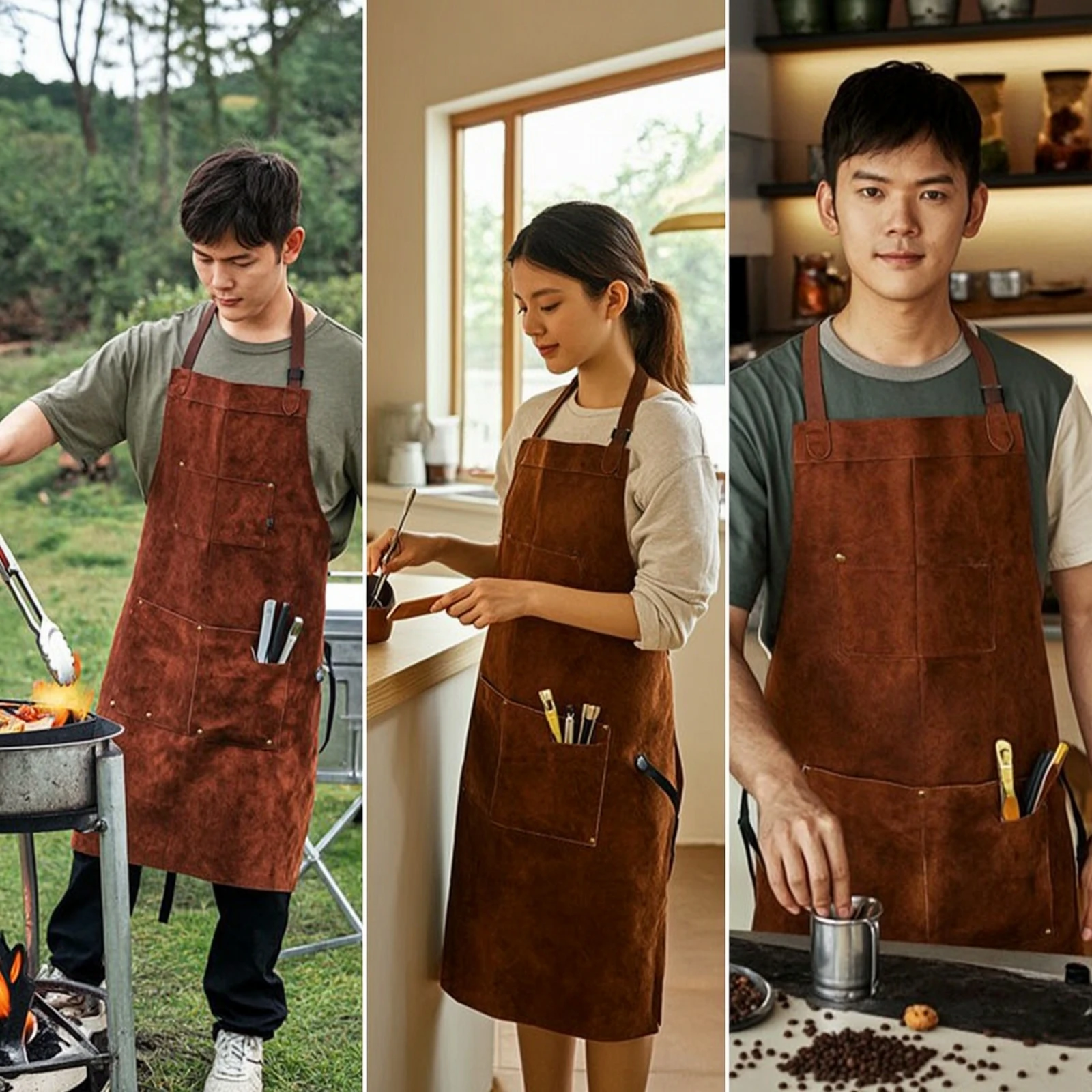 Delantal de Trabajo de Cuero R - Leatherwork Apron reseña y precio