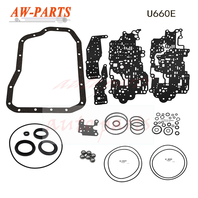 

Auto Transmission Overhaul Rebuild Kit U660E Car Accessories With Seals Gaskets For Toyota Highlander 3.5L