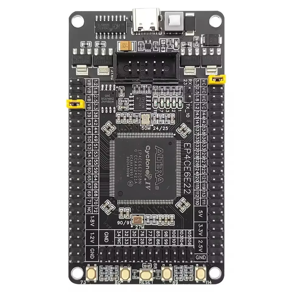 Płytka rozwojowa FPGA Altera Cyclone IV EP4CE6E22C8N z portem JTAG, 88x51mm, do nauki Verigolu, Intel — zdjęcie produktu 2