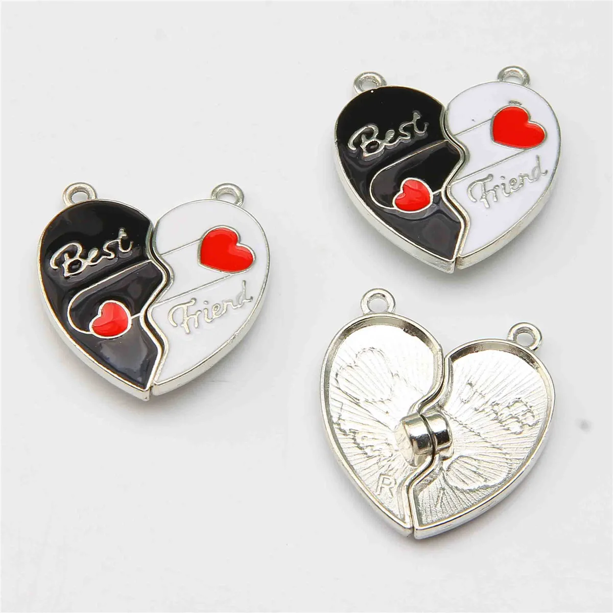 15 مجموعات الساخن بيع نجمة القمر الشمس ثلاثة أشخاص الربط قلادة صديق جيد إكسسوارات عقد الشركة المصنعة بالجملة #5