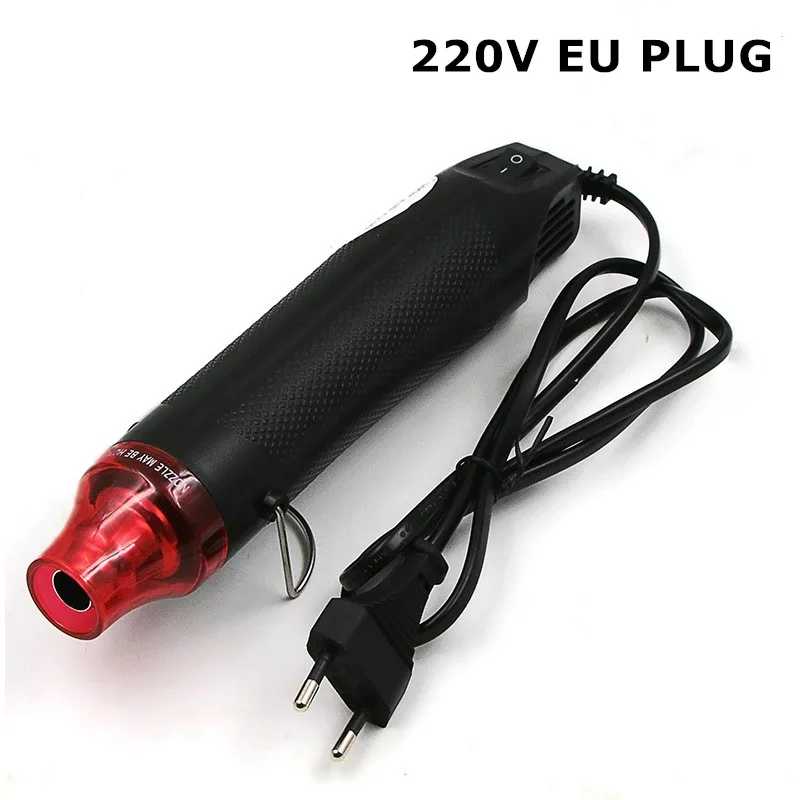 DIY 220V Using Heat Gun Electric Power Tool Hot Air 300W Temperature Gun With Supporting Seat Shrink Plastic