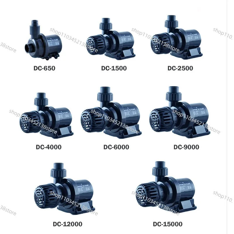 DC Aquarium Variable Frequency Submersible Pump Fish Tank Bottom Suction Fish Tank Submersible Filter Pump