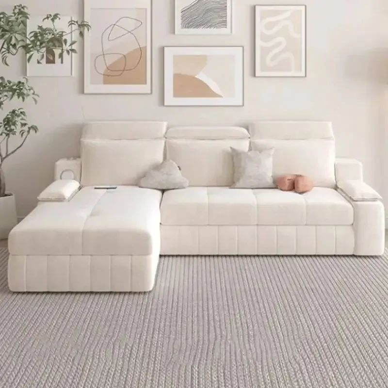 

Dresser Stretch Modern Sofas Beds Stretch Luxury Cute Floor Living Room Sectional Sofas White Canape Convertible Furniture
