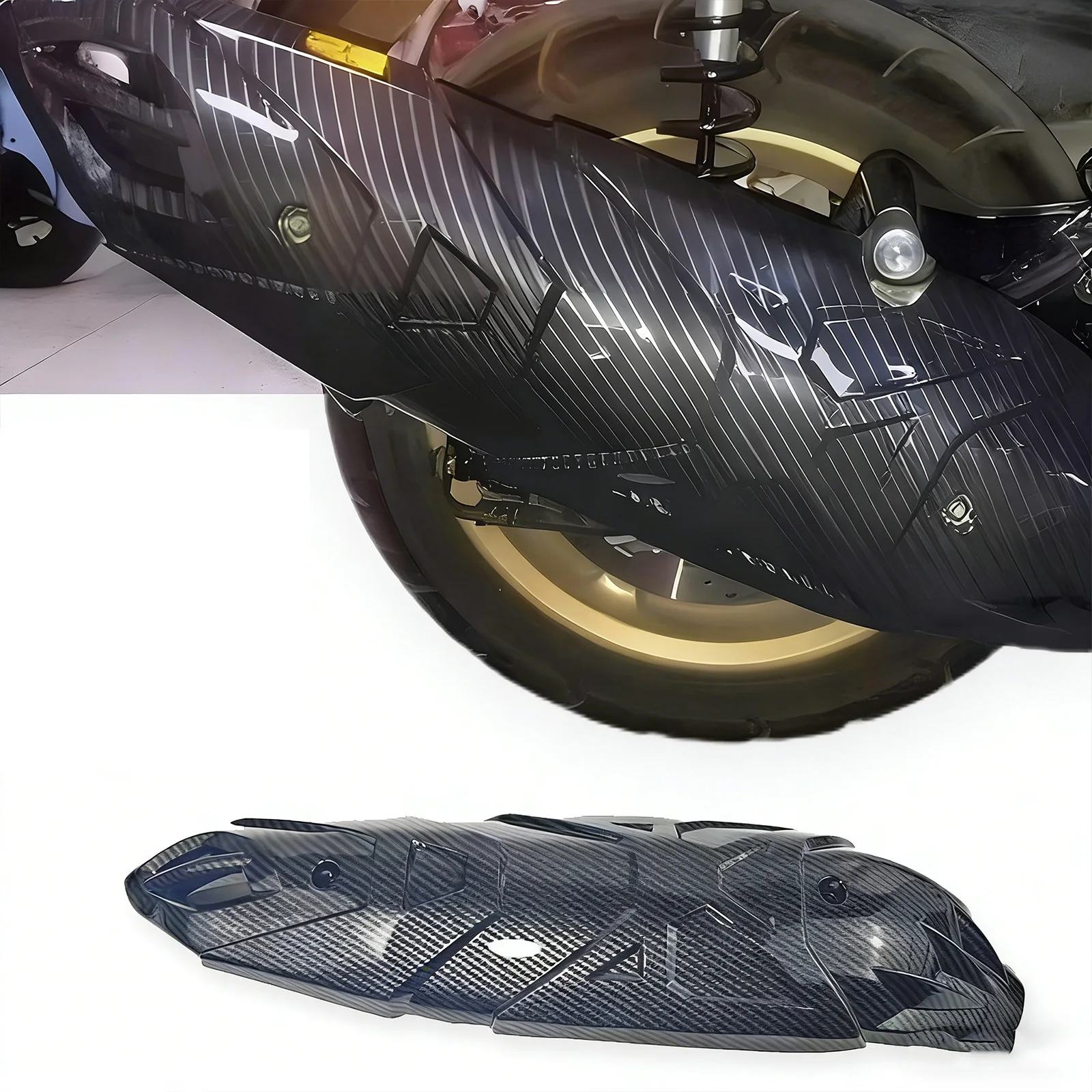 

Для Yamaha NMAX155 NMAX 155, защитная крышка выхлопной трубы, теплозащитный экран, защита от ожогов, аксессуары для мотоциклов