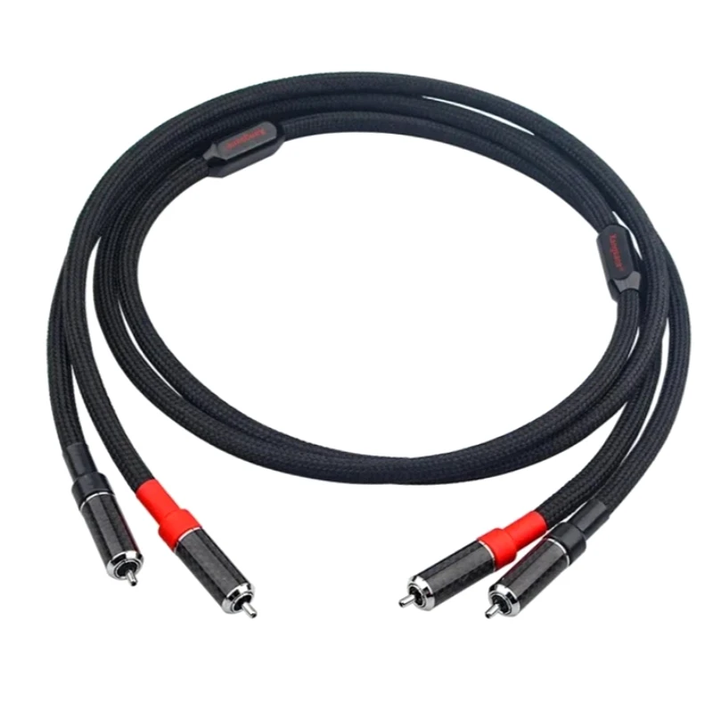 par-de-cables-hifi-rca-blindados-linea-de-senal-de-audio-de-cobre-plateado-conector-de-fibra-de-carbono-para-amplificador-reproductor-de-cd-dvd