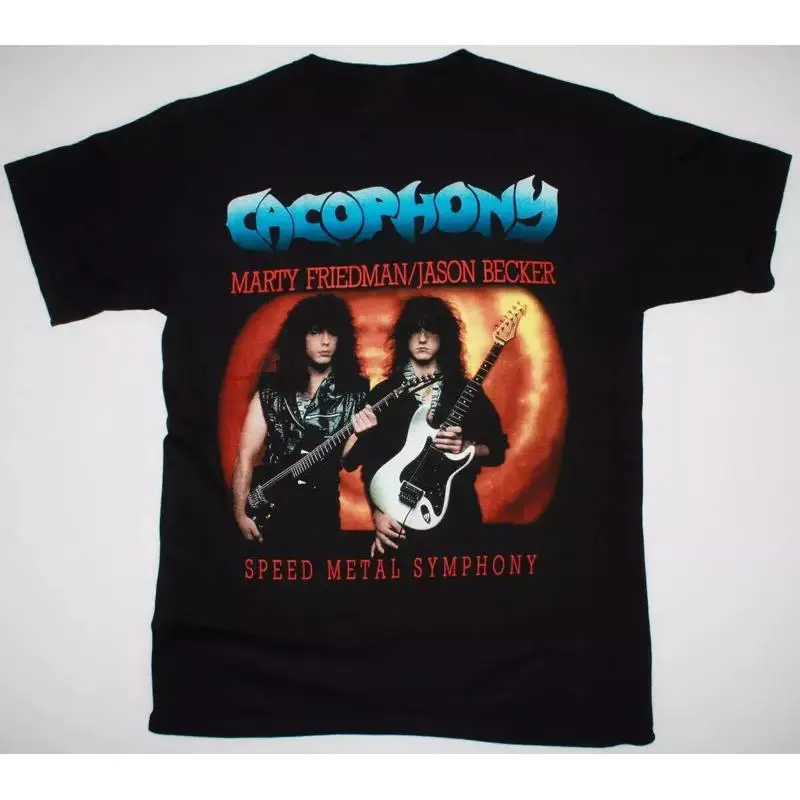 VENDA Vintage Cacofonia Jason Becker Camiseta Masculina