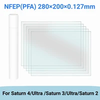 Película NFEP 10.1 pulgadas 280x200x0.127mm Película PFA Para ELEGOO Saturn 2 Saturn 3 Ultra Saturn 4 Ultra Piezas de Impresora 3D Accesorios LCD