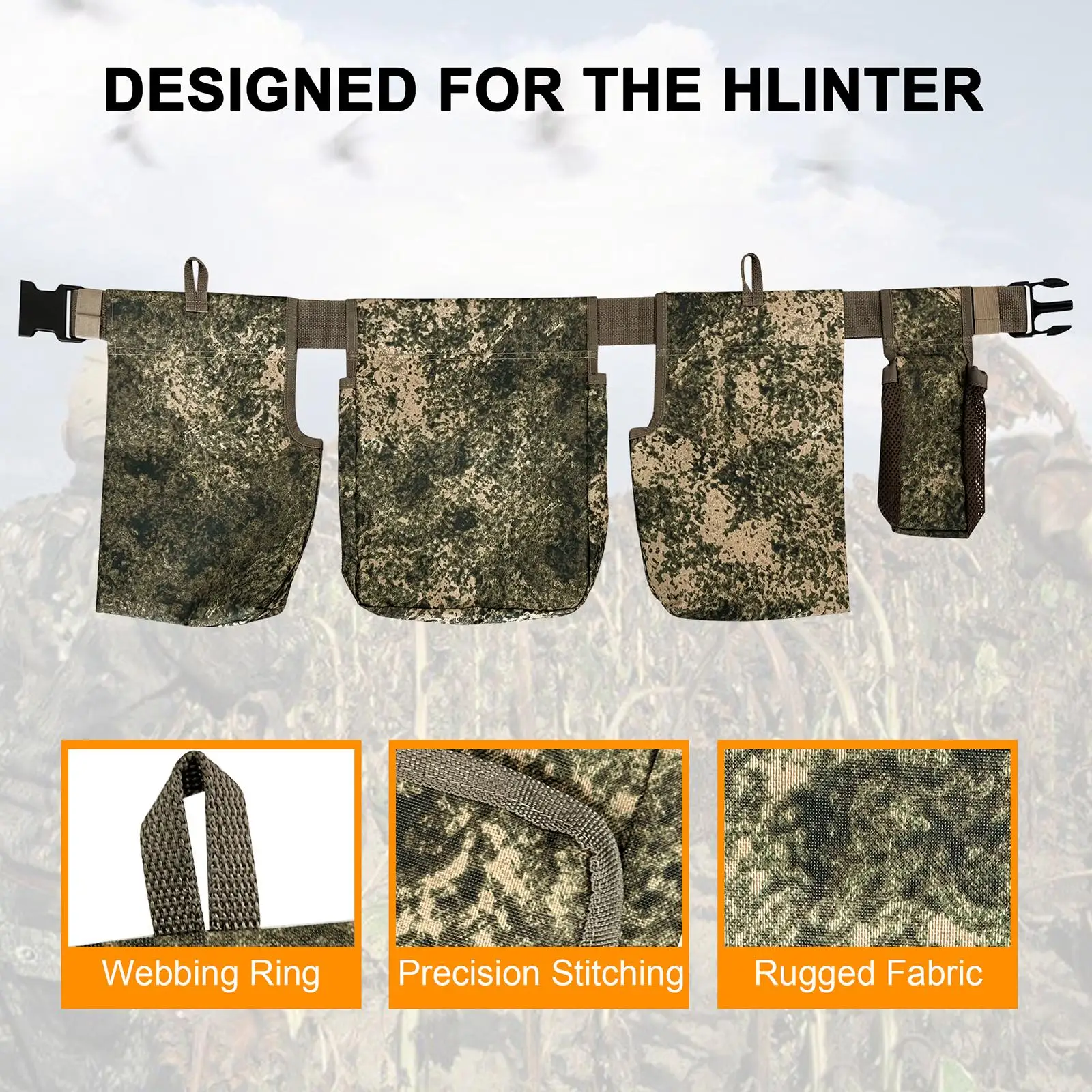

Waist Bag Multi Pockets Outdoor Belt Bag for Outdoor Dog Training Sports