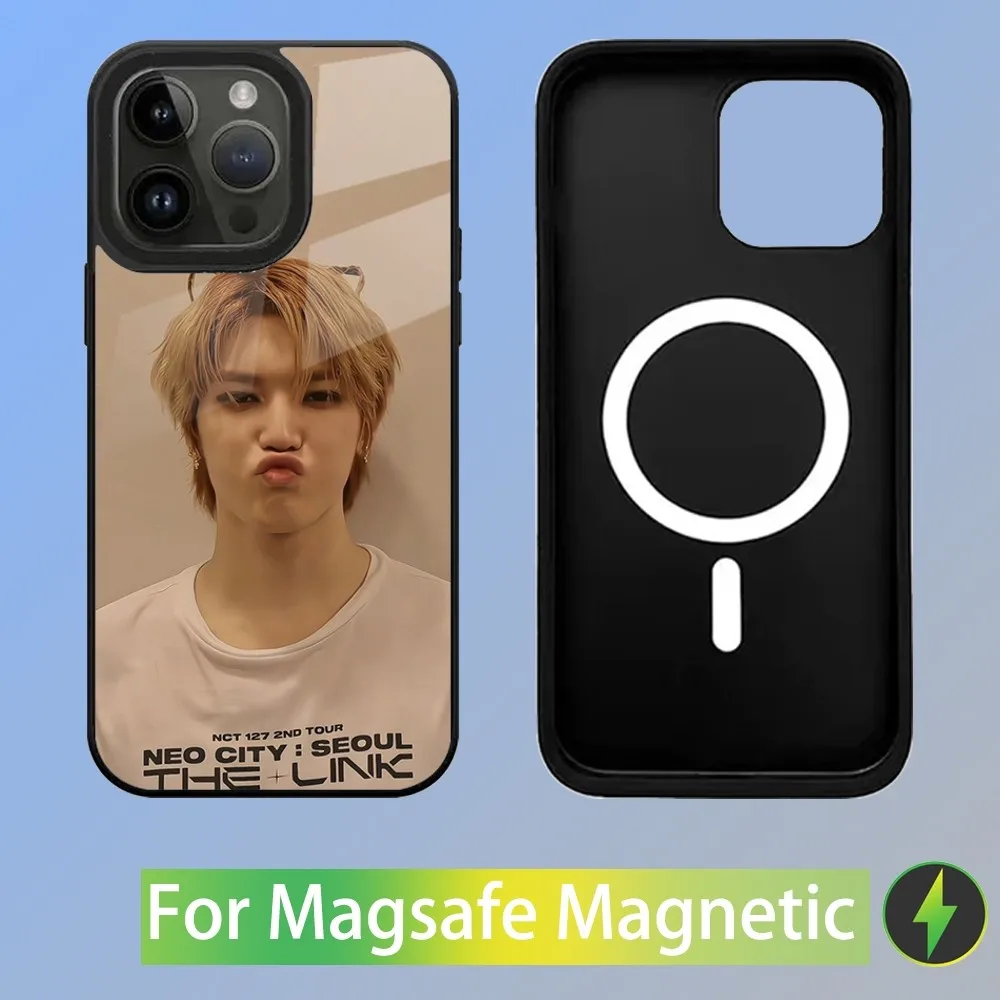 N-NCTS-S T-Taeyong L-Lee Phone Case For iPhone 16,15,14,13,12,11,Plus,Pro,Max Mini Magsafe Magnetic Wireless Charging