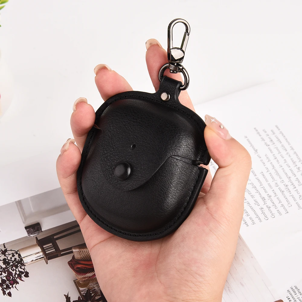 1pc Leather Earphone Cases for BOSE QuietComfort Earbuds 2 with Keychain Protective Cover Headphone Accessorie Protective Box