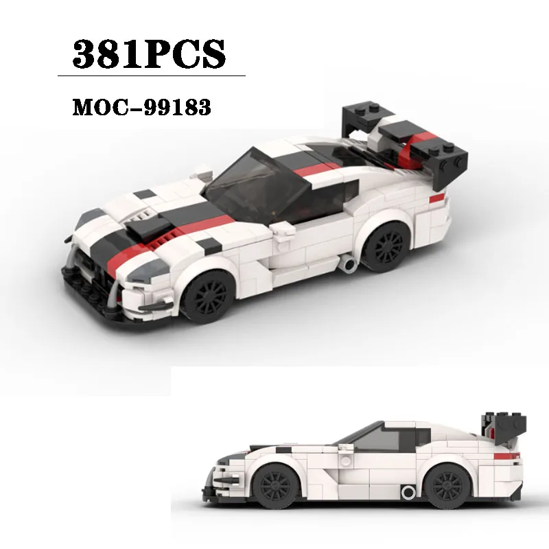 

Building Block MOC-99183 Small Sports Car Assembly Model 381PCS Adult and Child Puzzle Education Birthday Christmas Toy Gift