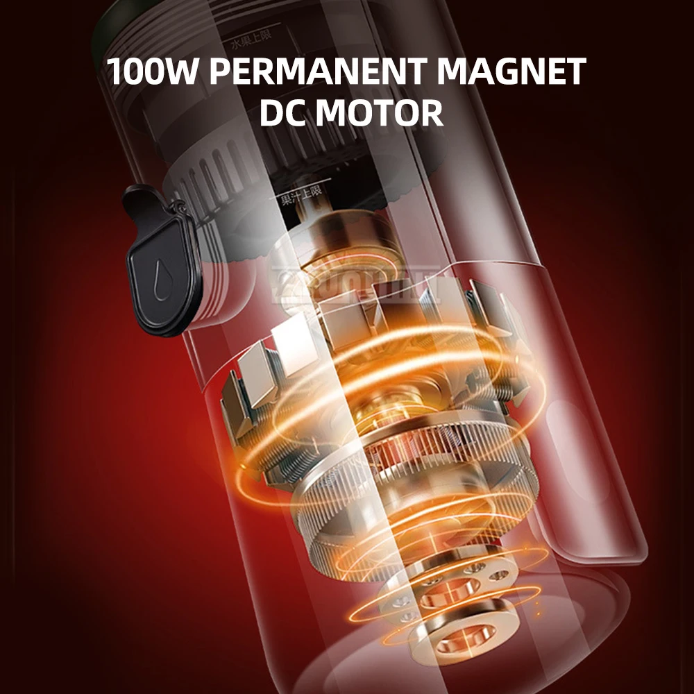 Espremedor multifuncional liquidificador frutas portátil doméstico automático espremedor fresco suco e polpa fácil de limpar
