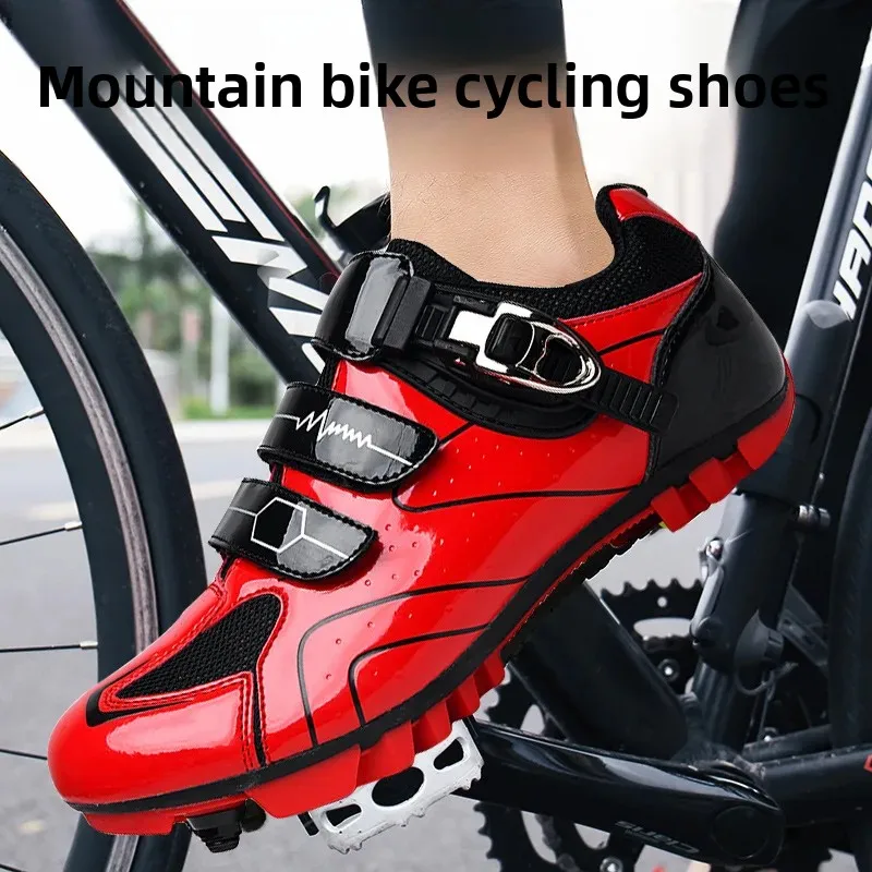 

Professional Cycling Shoes Unlocked Breathable Mountain Bike Shoes Women's Non-locked Road Bike Shoes Men's Hard Bottom