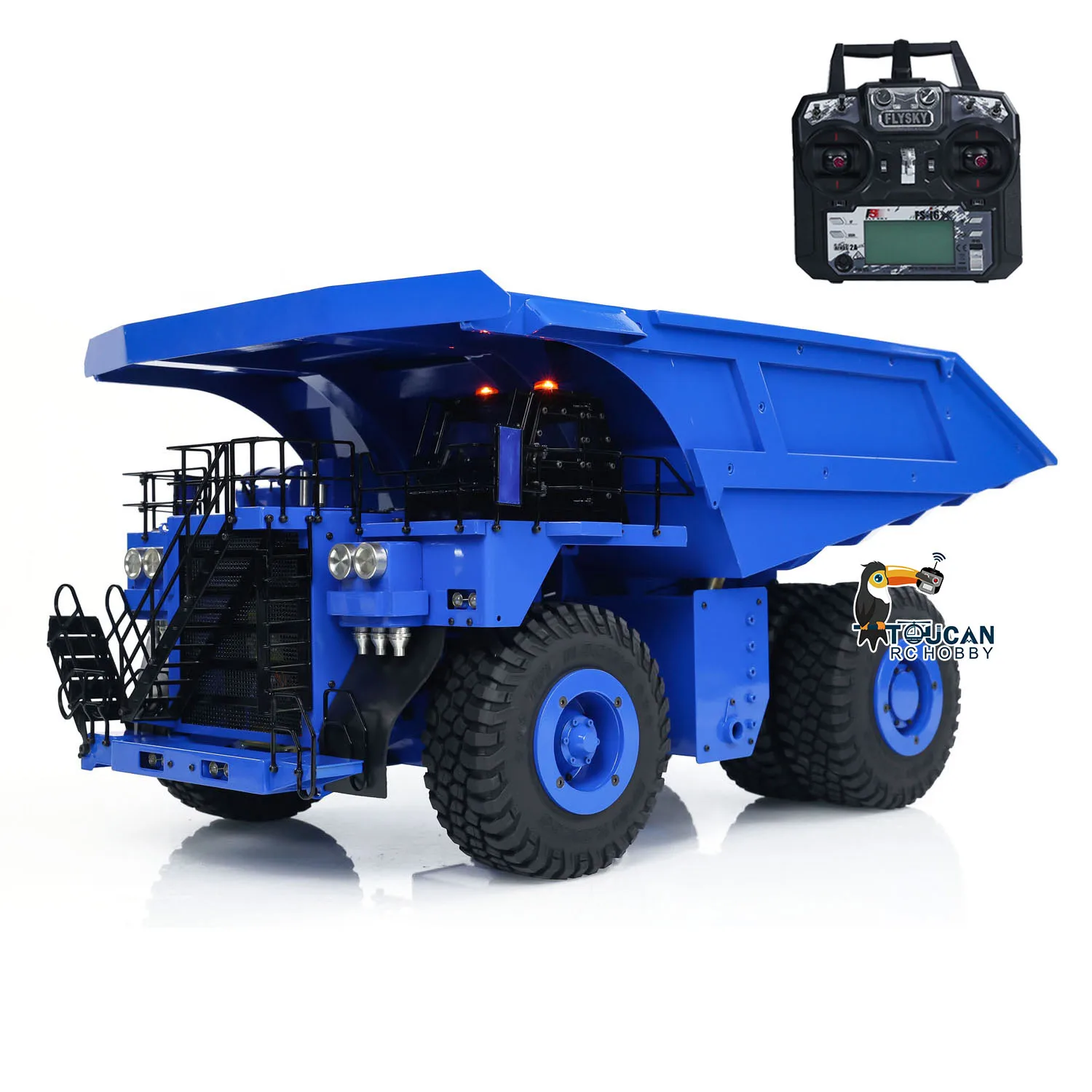 Toys 1:20 Metal 793D RC Hydraulic Mining Truck Radio Control Finished Dumper Tipper Car Vehicle Light Model TH24198