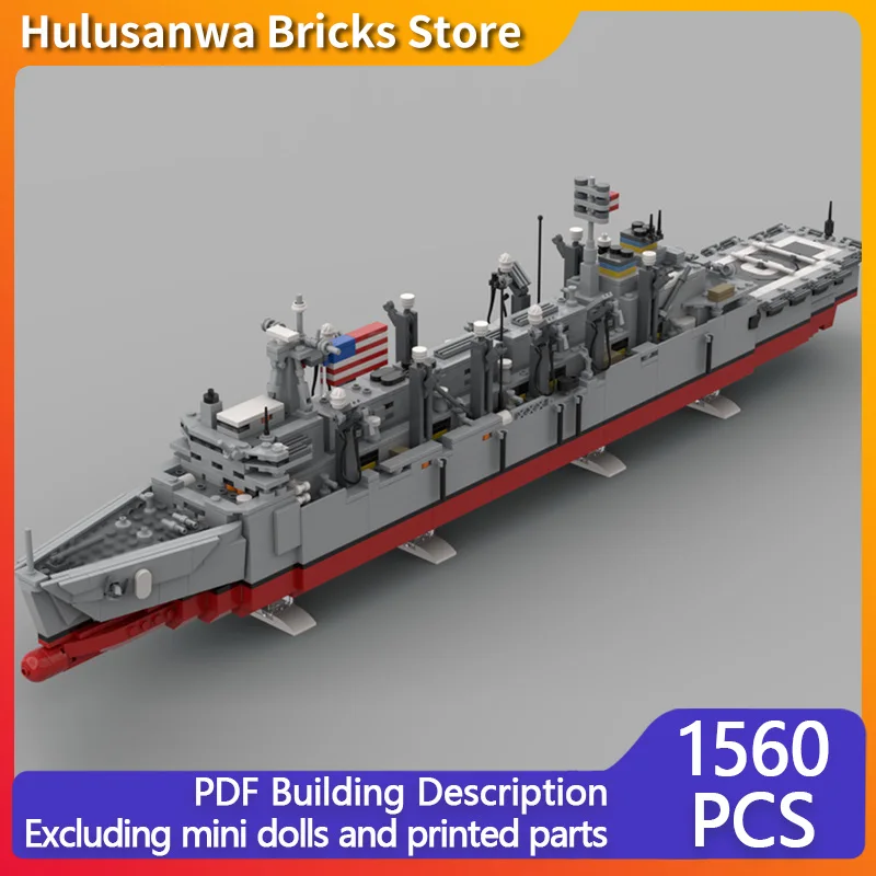 

T-AOE 6, современные военные сосуды MOC, строительные кирпичи, военное оборудование, модульные технологии, подарки, праздник, сборка, детские игрушки, костюм