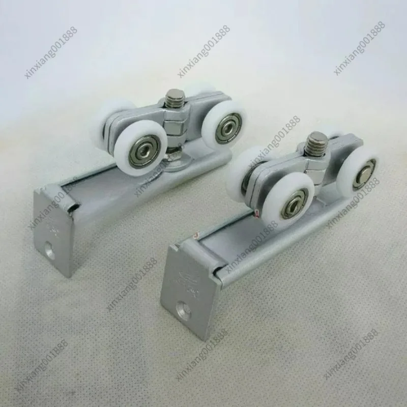 For Silent Bearing Sliding Door Hanging Wheel EU Standard Hanger Roller For Wardrobe Wooden Glass Door