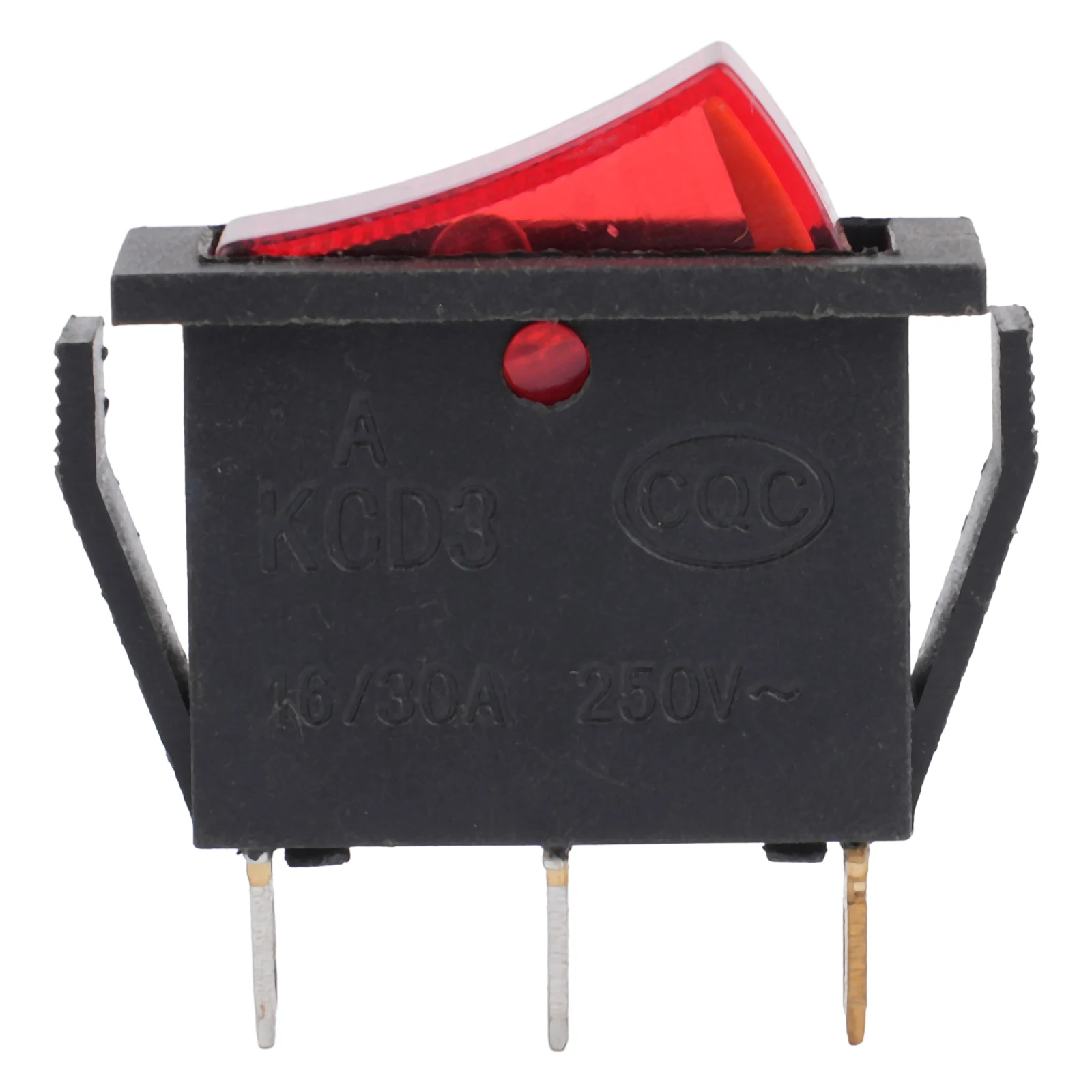 Interruptor de Botão Power Rocker, Prático DPST KCD3, 12x3Pin, AC 125V, 20A, 250V, 16A