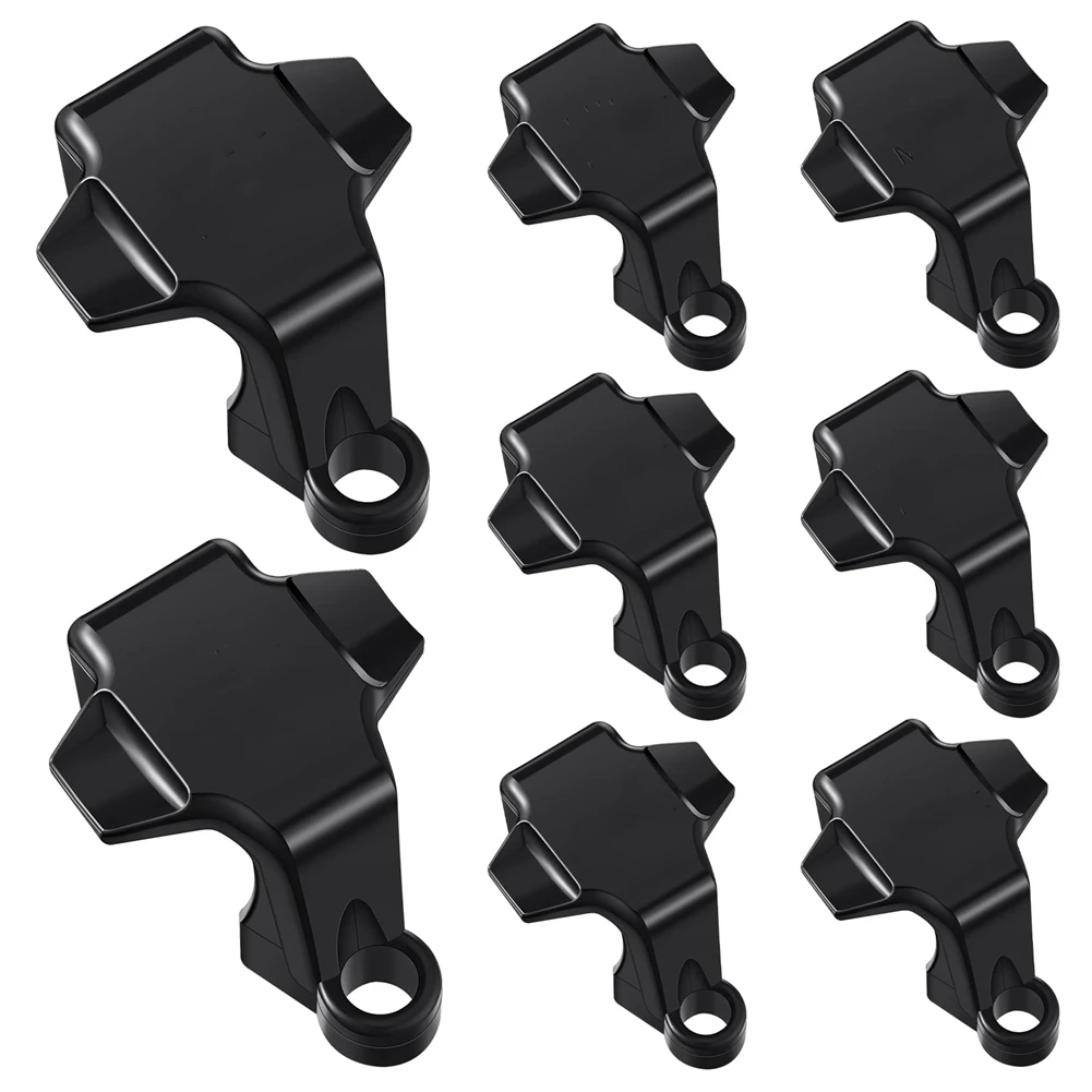 

Boat Bumper Clips, Boat Fender Clips For Docking, Boat Square Rail Fender Hangers, 8 Pcs Black-T47C