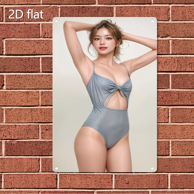 

Artwork Metal Sign Promotional Poster 2D Flat Iron Painting for Restaurant Bar Cafe Home Decor