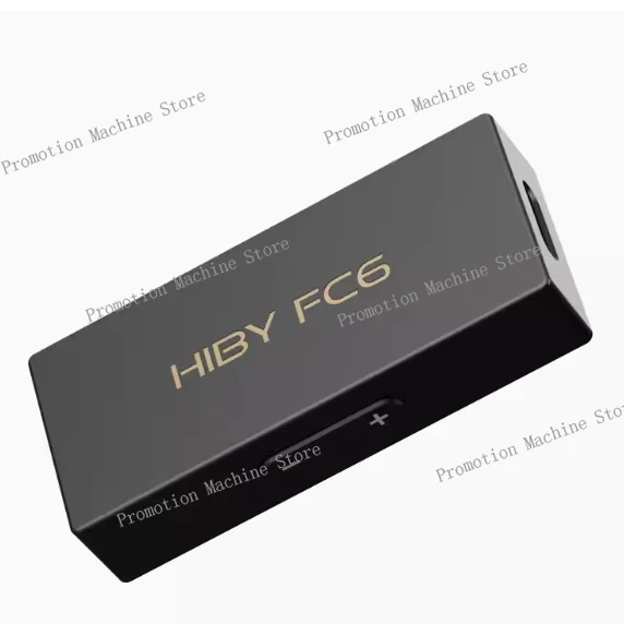 

HiBy Haibei FC6 Портативный декодирующий усилитель для наушников R2R Флагманский адаптер для наушников с цифро-аналоговой преобразованием Маленький хвостовой адаптер