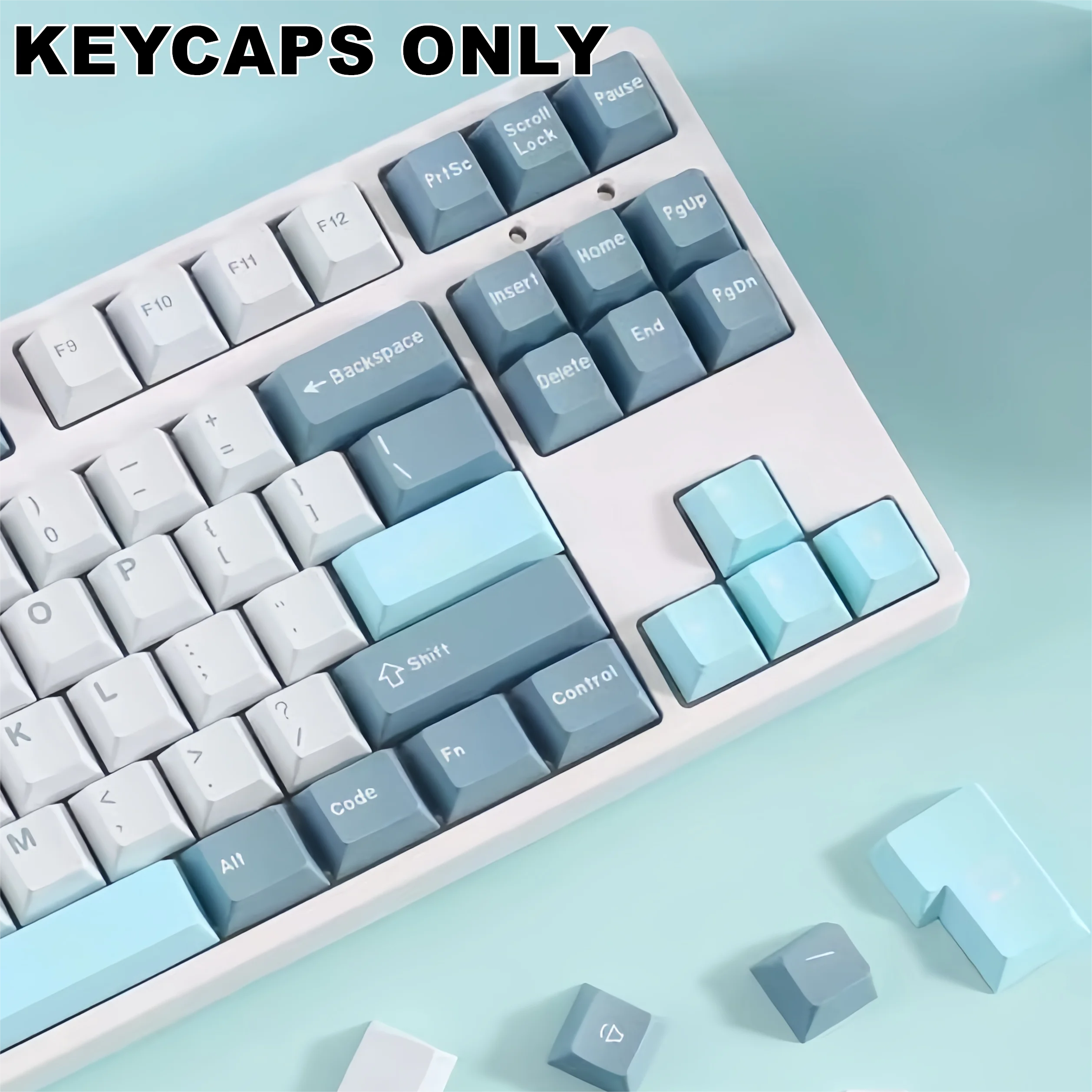 168 Tombol Shoko PBT Cherry Keycaps Set Keycap Double-shot Legends untuk Kit Keyboard Mekanis Mx Cherry Gateron Switch