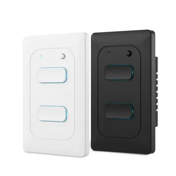 Tuya-Interruptor de Luz Inteligente Sem Fio, Padrão EUA, WiFi, Botão, Controle Remoto, Interruptores de Parede, Trabalhar com o Google Home, Alexa