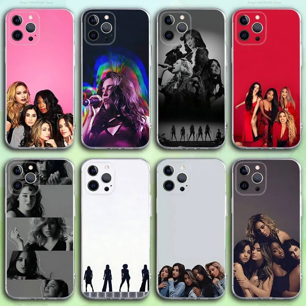 

F-Fifth H-Harmony Phone Case For iPhone 17,16,15,14,13,12,11 Pro,Max,Plus,X,XS,XR,SE4,E Mini Transparent Soft Cover