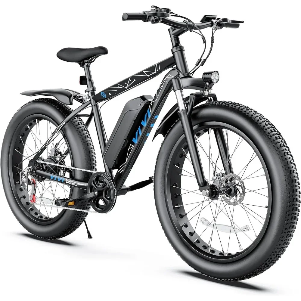 Electric Bike Fat Tire Electric Bicycle,750W Motor Peak Mountain, 25MPH for Adults with Removable Battery,UL 2849 Certified