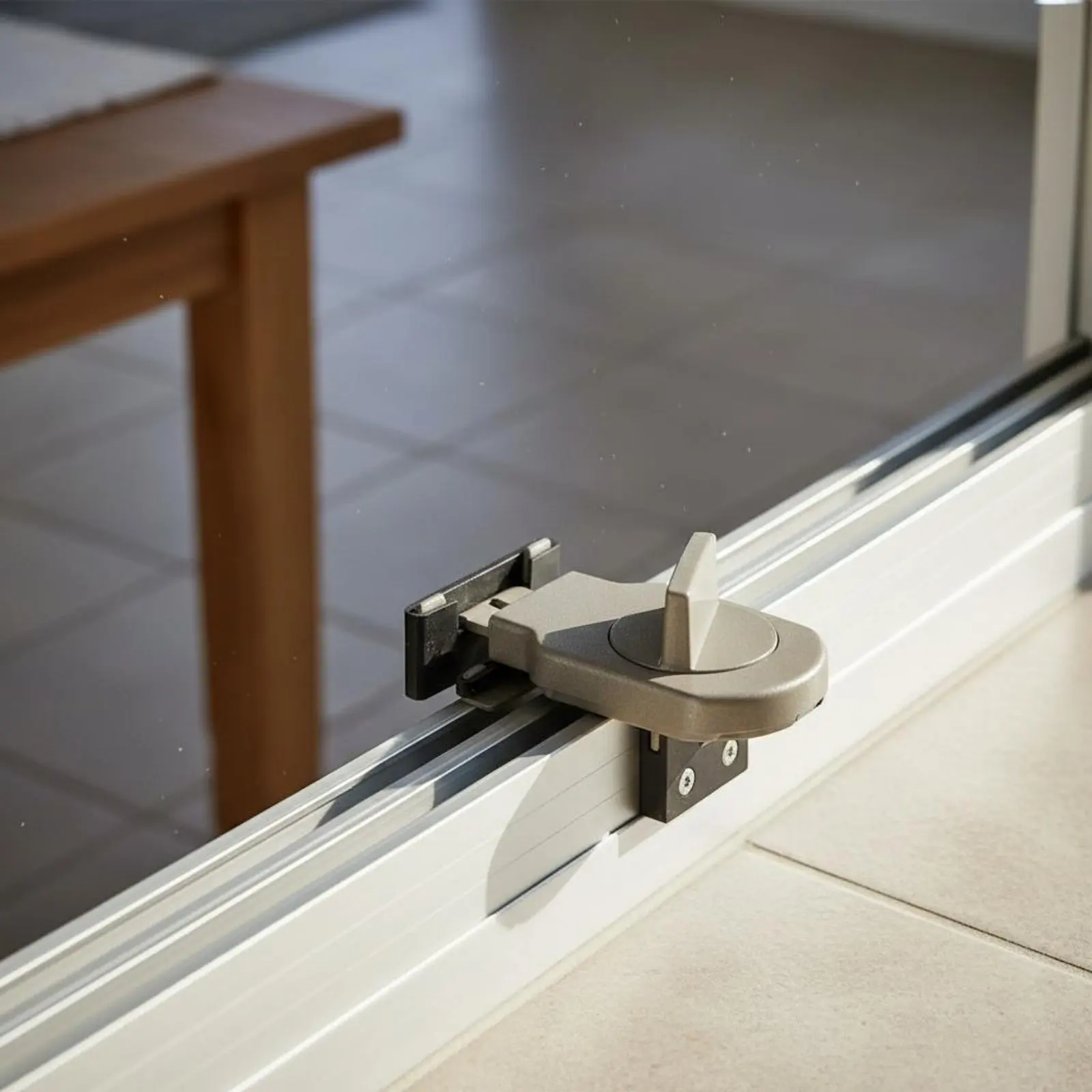 Aluminum Window Lock Child Safety Sliding Window Latch Sliding Door Latch Easy to Install Home Hardware Compact Design