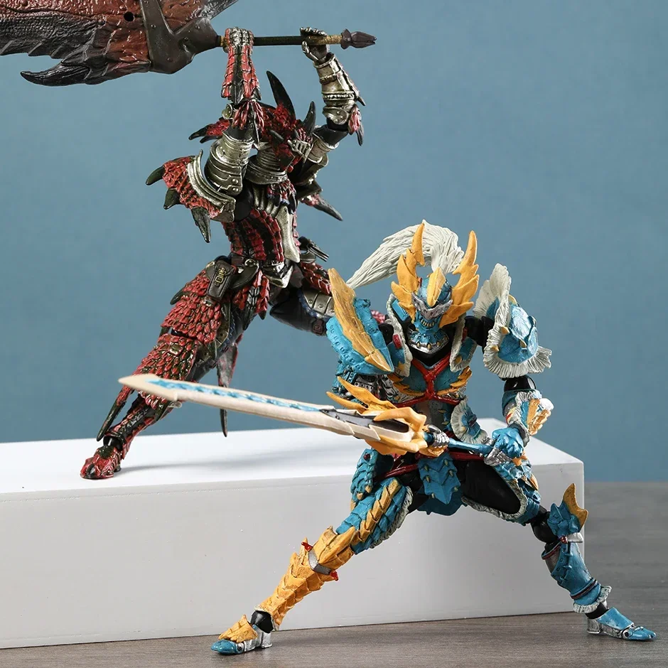 Zinogre Rathalos Armor Swordsman PVC Action Figure Collection Model Toy Doll Gift