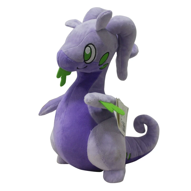 38cm Pokemon Goodra pluszowe zabawki zwierzęta lalka Anime film animowany Kawaii miękkie poduszki lalki wypchane zabawki na prezenty Chlidren