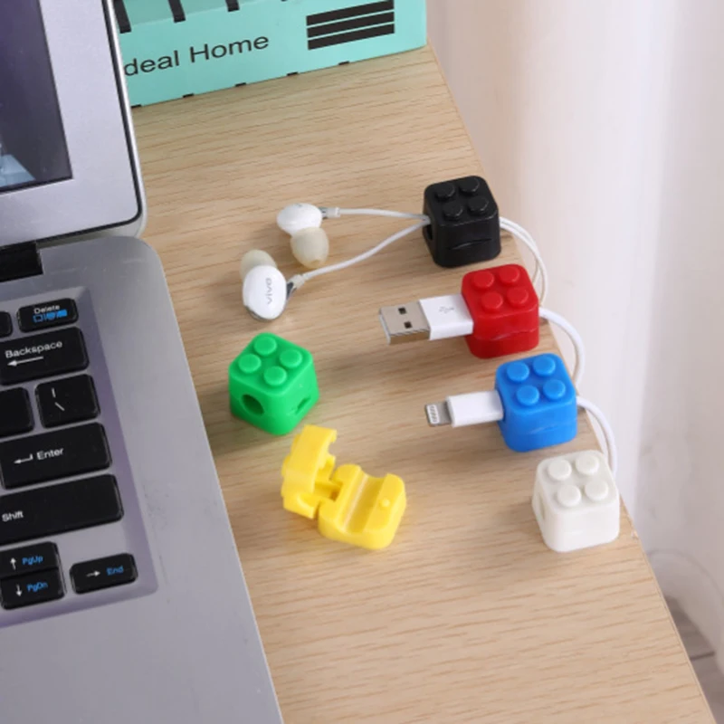 بنة شكل مشبك كابل سطح المكتب حامل الكابل المغناطيسي مكتب المنزل تحت مكتب الحبل منظم الكابلات حماية خط البيانات #3