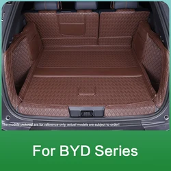 For BYD Atto3 Seal U EV Song Plus DM-i Dolphin Mini Seal 2024 Accessories New Style Cargo Liner Waterproof Pad Car Trunk Mat
